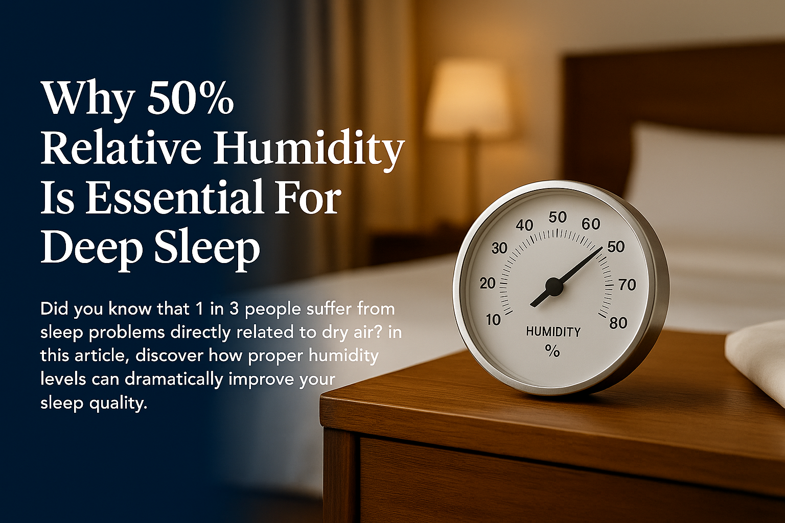 Why 50% Relative Humidity Is Essential For Deep Sleep