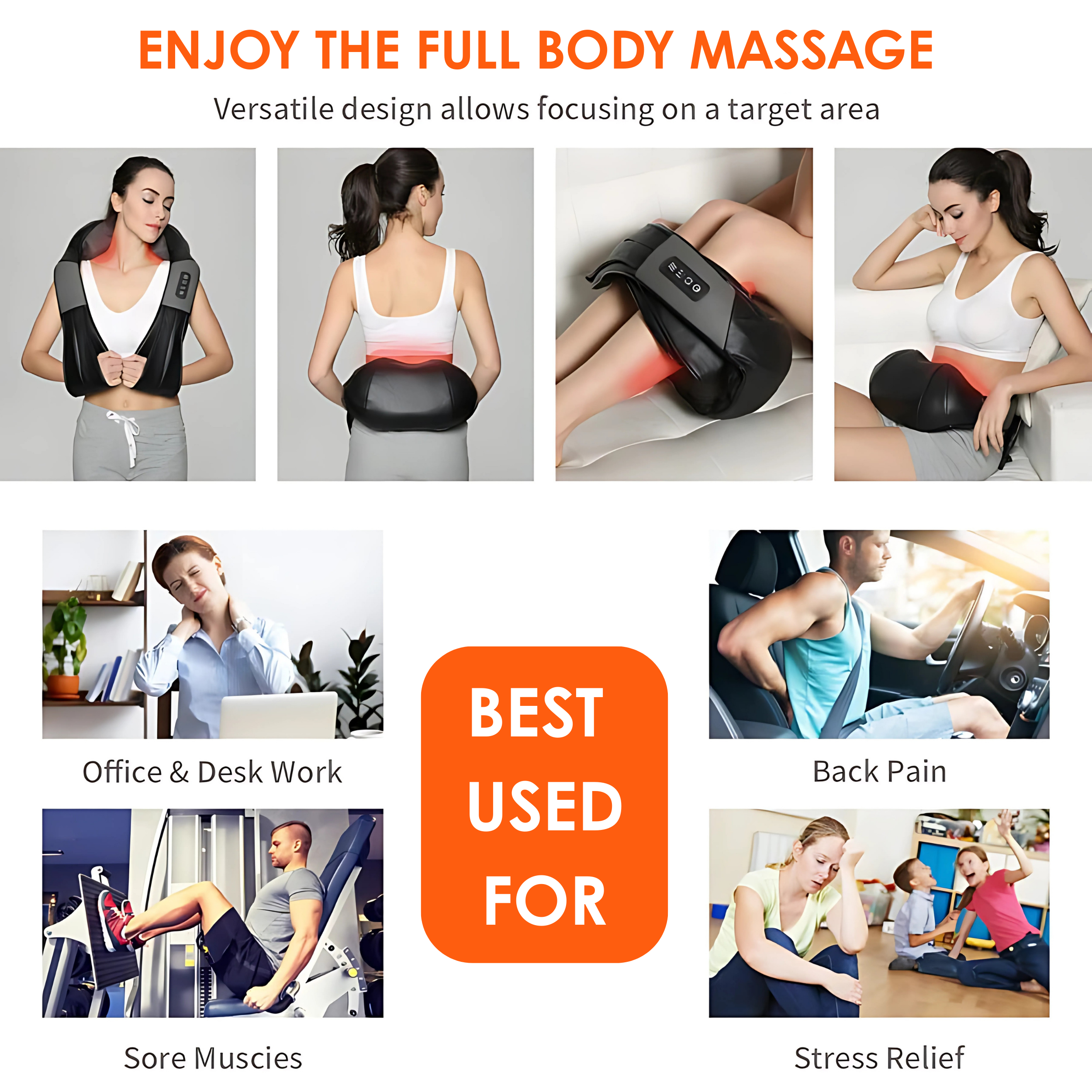 Neckzy Shiatsu Neck and Back Massager