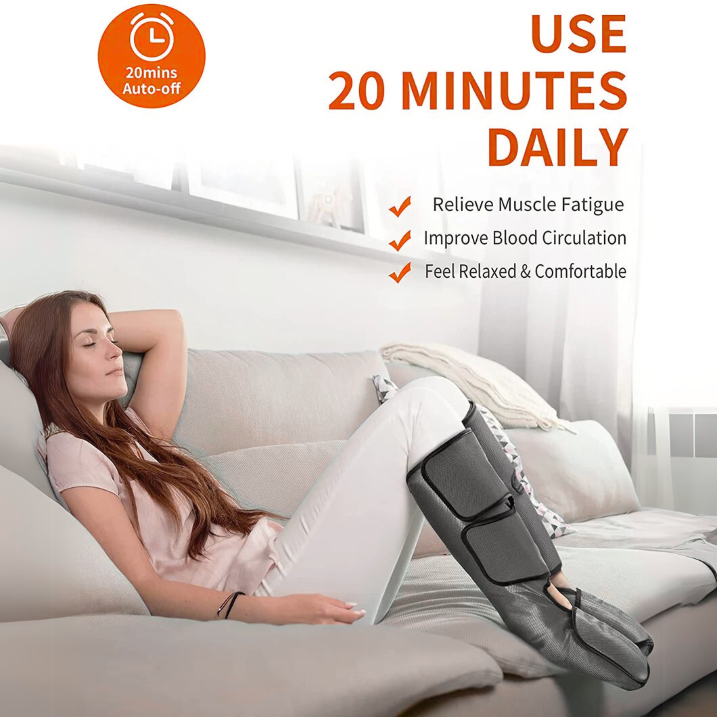 Neckzy Air Compression Leg & Foot Massager
